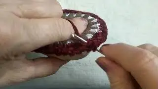 УЮТНЫЕ ТАПОЧКИ КРЮЧКОМ  . МАСТЕР КЛАСС .