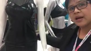 Women’s activewear comes in “leather”