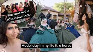 Quince Horse Photoshoot + NEW MODELS | M2kModel Vlogs