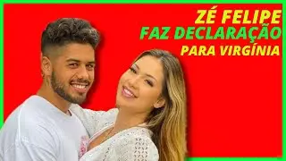 Zé Felipe posta clique abraçado com Virgínia Fonseca e faz declaração: ''Eu amo você demais''