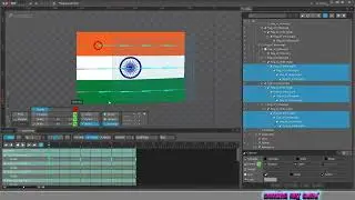 Make Indian Flag animation easily in Spine 2D II Esoteric spine II Hindi tutorial
