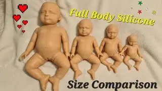 Full Body Silicone HOLLY Size Comparison