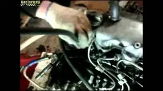 УазТех: проверка компрессии и первый запуск mercedes om617.952