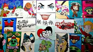 Бумажные сюрпризы Харли Квинн / Harley Quinn | Идеи для срисовки легко