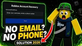How To RECOVER ROBLOX ACCOUNT! NO EMAIL/ NO PHONE NUMBER! Roblox (2026)