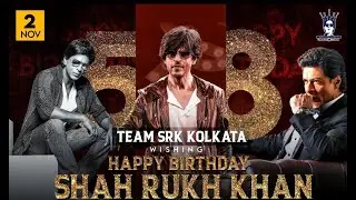 Celebrating SHAH RUKH KHAN's BIRTHDAY with TEAM SHAH RUKH KHAN | KOLKATA