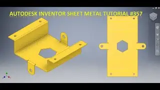 Autodesk Inventor Sheet Metal tutorial 