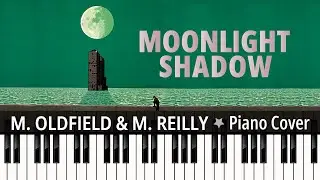 Moonlight Shadow (1983) M.Oldfield/M.Reilly TUTORIAL piano cover + sheet music