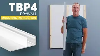 TBP4 LED Drywall Profile Corner Protection for Wall or Ceiling | installation instruction