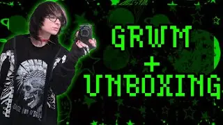 Emo GRWM and DigitalDesignX Unboxing! (Small alt clothing brand!)
