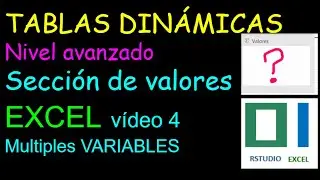 Sección de valores en tablas dinámicas 4  - Cálculos con dos variables