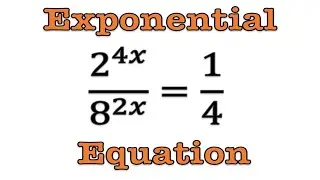 Exponential Equation - Exponent Rules