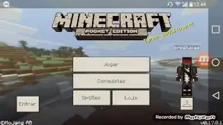 Mostrando minha casa no minecraft pe 0.17.0.1