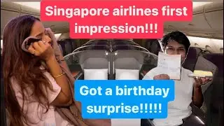 Singapore airlines first impression!!!