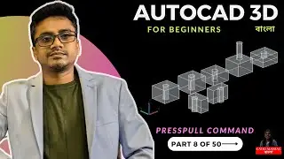 AutoCAD 3D Modeling Tutorial for Beginners | AutoCAD 3D Bangla Tutorial | AutoCAD 2024 tutorial