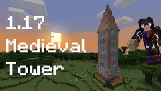 Minecraft Medieval Tower Using 1.17 Blocks | Tutorial