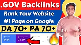 High Quality .GOV Backlinks | Dofollow Backlinks | Instant Approval High DA PA Dofollow Backlinks |