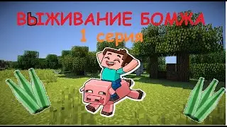 ВЫЖИВАНИЕ БОМЖА 1 серия(Minecraft)