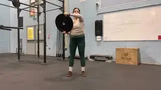 Plate rotations- shoulder and back mobility warmup