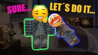 😱 I Fell Asleep On My Enemie.... I LIKED IT... 💘 | TTS Roblox Story