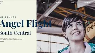 Angel Flight Charity Website - Made with Wix Editor X