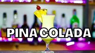 🍹CLASSIC PIÑA COLADA 🍍 | WHITE RUM COCKTAIL | Mentor joglan