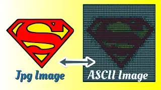 JPG image to ASCII image  | 