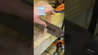 Satisfying ASMR Woodworking Sounds