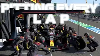 Trying To Beat 0% Ai But Pitting EVERY LAP! | F1 2021 Game