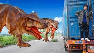 T-Rex Chase - Part 18 - Jurassic World Dinosaur Fan Movie