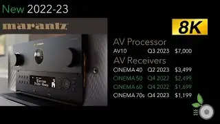 New Marantz Cinema Range 2022-23 - AV10, Cinema 40, 50, 60, 70s compared