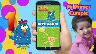 INVITACIÓN GALLINA PINTADITA CUMPLE Nº 1 DE ANNITA (VIDEO 2)