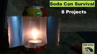 8 Soda Can Survival Projects