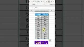 How to compare values ​​between columns in Excel