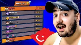 O MALUM KİŞİYİ TOKATLAYIP TÜRKİYE 1. Sİ OLDUM! 😎 Brawl Stars