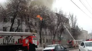 Ростов-на-Дону пожар 12.01.15