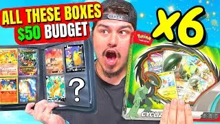 Opening 6 $25 Pokémon Boxes With $50 Budget (Ep 4)