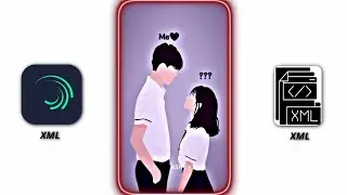 New Cute Duo Couple Xml Present [ Alight Motion ] ||@HR HARSHU YT ||Download xml link in Discription