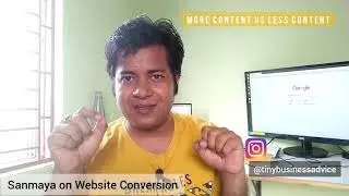 More content vs Less content: How much contents your webpages should have? Sanmaya explains