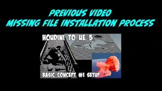 Houdini to UE 5 Basic Concept 1 Missing Installation Process