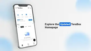TeraBox Homepage Redesign: Quick Tour!
