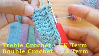 Ep. 3 Learn Treble (UK)/ Double (US) Crochet for Beginners (Filipino/Tagalog) | Gantsilyo