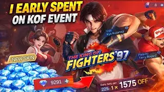 MLBB KOF DRAW | SPENDING 9,000 DIAMONDS😱 ON KING OF FIGHTERS  | MLBBXKOF2026 