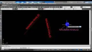 How to Align Text on Line With Rotate in Autocad