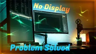 FIX The power of the monitor is viewed on but there is no display on the monitor