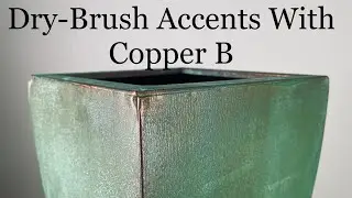 Patina Tutorial: Copper B Accents Over Patina