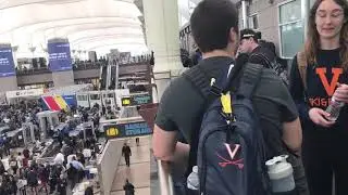 Longest Airport Security Line in History DIA Bomb Cyclone Blizzard 3000+