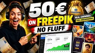 Freepik Earnings Revealed:  How I Reached 50€ Step-by-Step