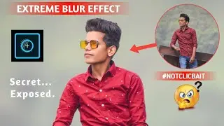 Amazing Blur Effect Editing Trick | Background Blur In Ps Touch | Ps Touch Background Blur Editing