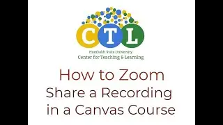 How to Zoom: Share a Recording